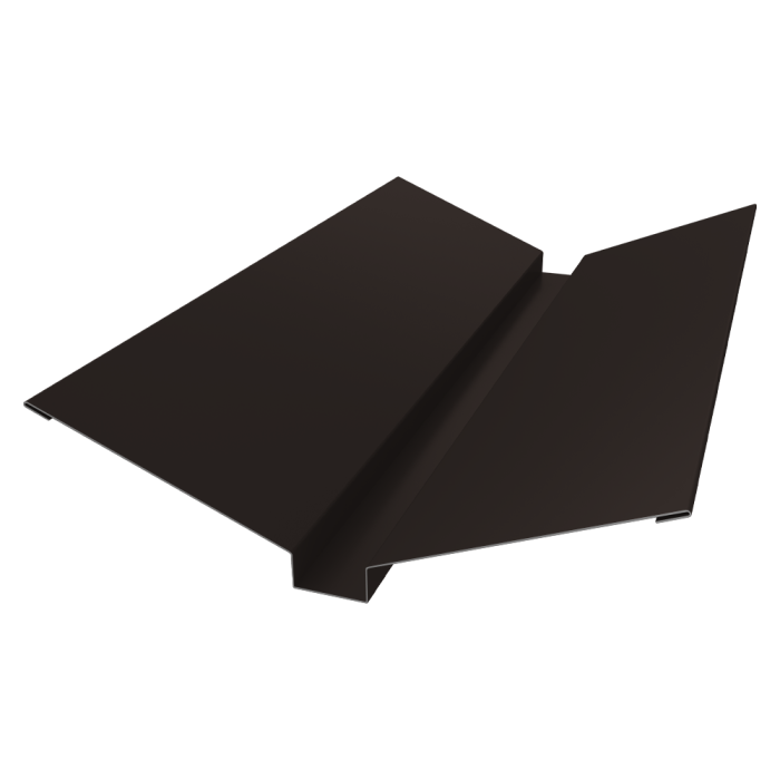 Планка ендовы верхней 115х30х115 0,5 Atlas X с пленкой RR 32 темно-коричневый (3м)