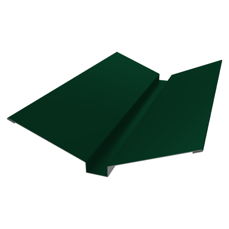 Планка ендовы верхней 115х30х115 0,5 Satin Matt TX RAL 6005 зеленый мох (2м)