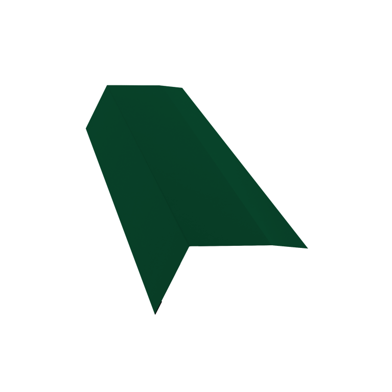 Планка карнизная 100х65 0,45 Drap RAL 6005 зеленый мох (2м)