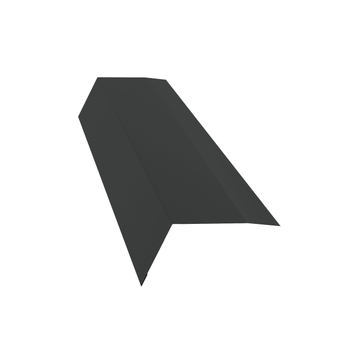 Планка карнизная 100х65 0,45 PE-Double с пленкой RAL 7016 антрацитово-серый (2м)