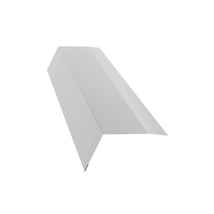 Планка карнизная 100х65 0,5 PE с пленкой RAL 9003 сигнальный белый (3м)