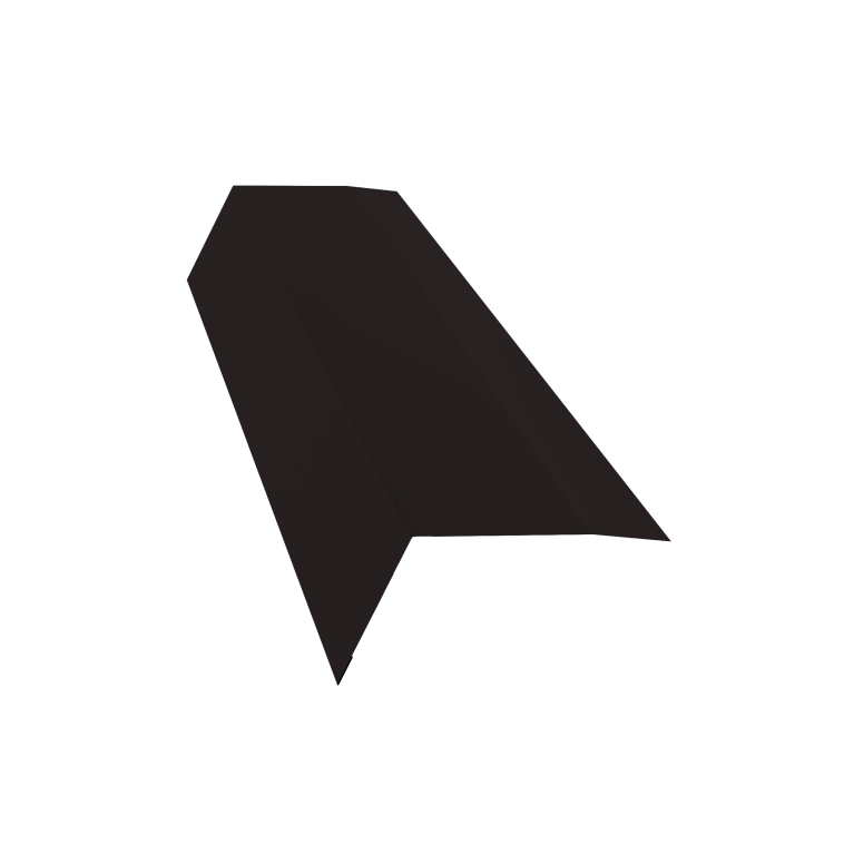 Планка карнизная 100х65 0,5 PurPro Matt 275 RAL 9005 черный (3м)