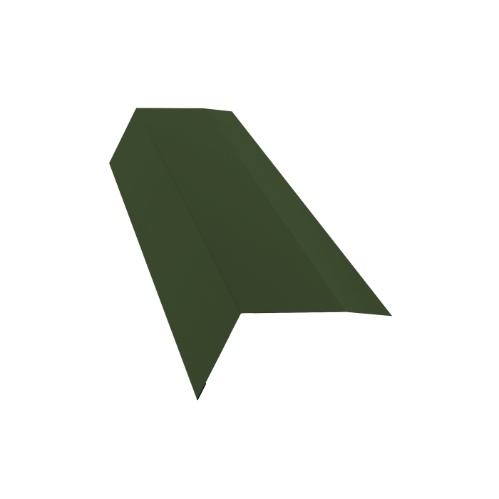 Планка карнизная 100х65 0,5 Satin Matt TX RAL 6020 хромовая зелень (3м)