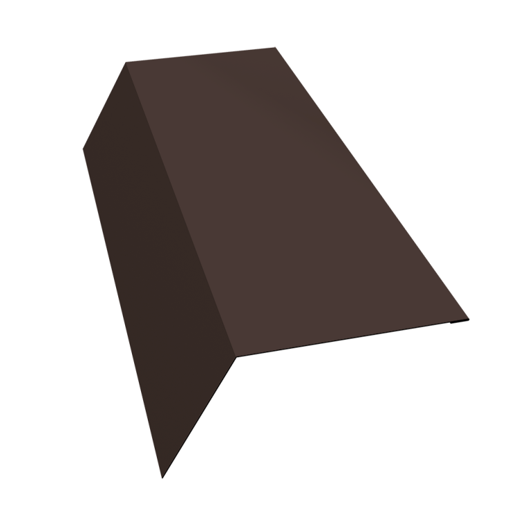 Планка карнизная 120х80 0,5 Rooftop Бархат RR 32 темно-коричневый (3м)