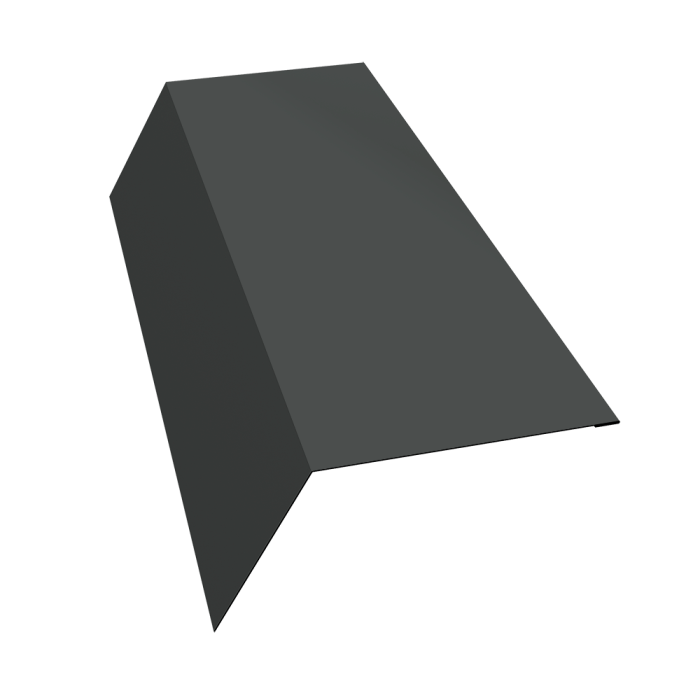 Планка карнизная 120х80 0,5 Satin Matt RAL 7016 антрацитово-серый (2м)