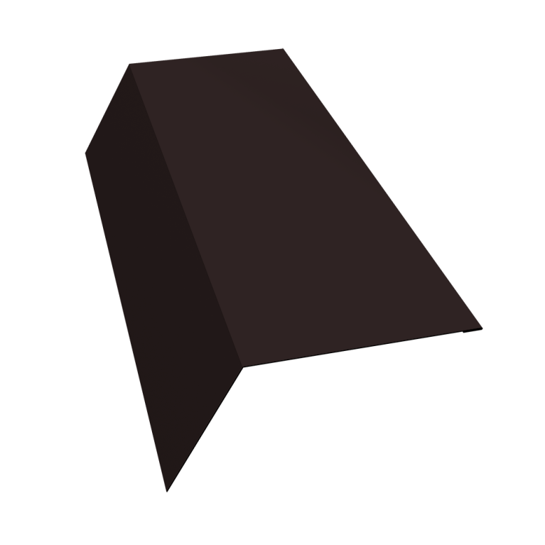 Планка карнизная 120х80 0,5 Satin Matt RAL 9005 черный (2м)