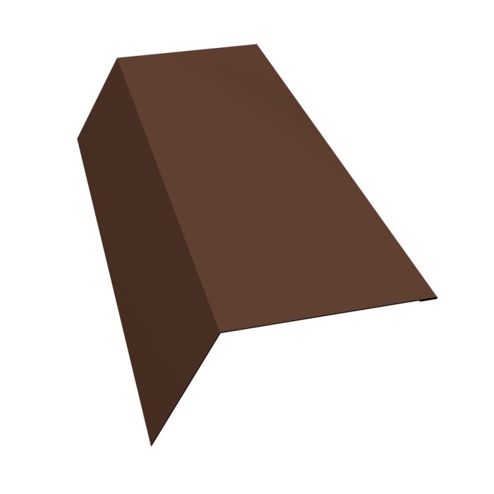 Планка карнизная 120х80 0,5 Satin Matt TX RAL 8017 шоколад (3м)