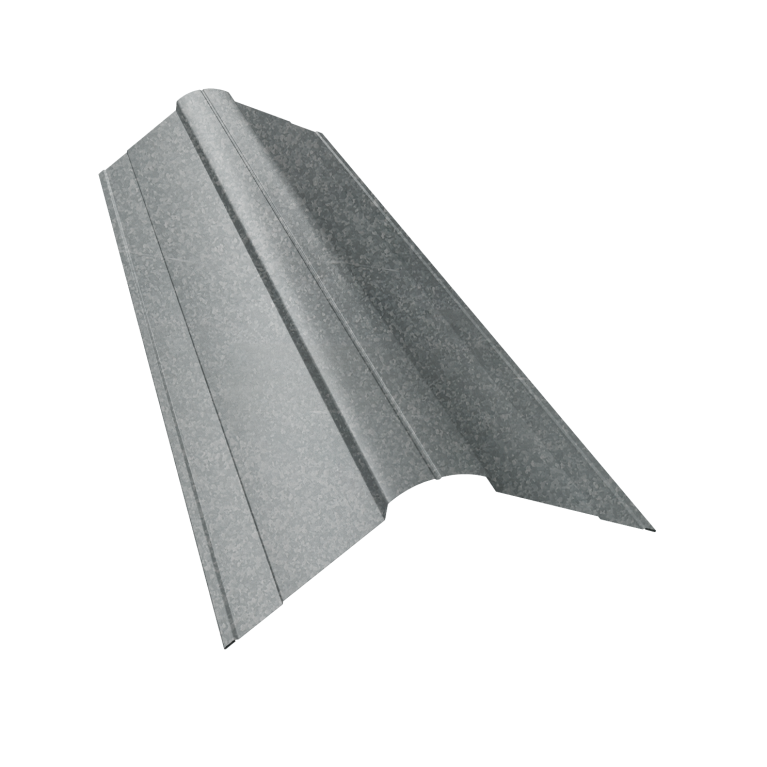 Планка конька фигурного 100x100 0,45 Zn (3м)