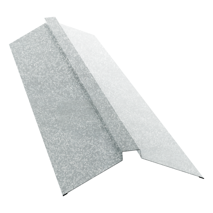 Планка конька плоского 150х40х150 0,5 Zn (2м)