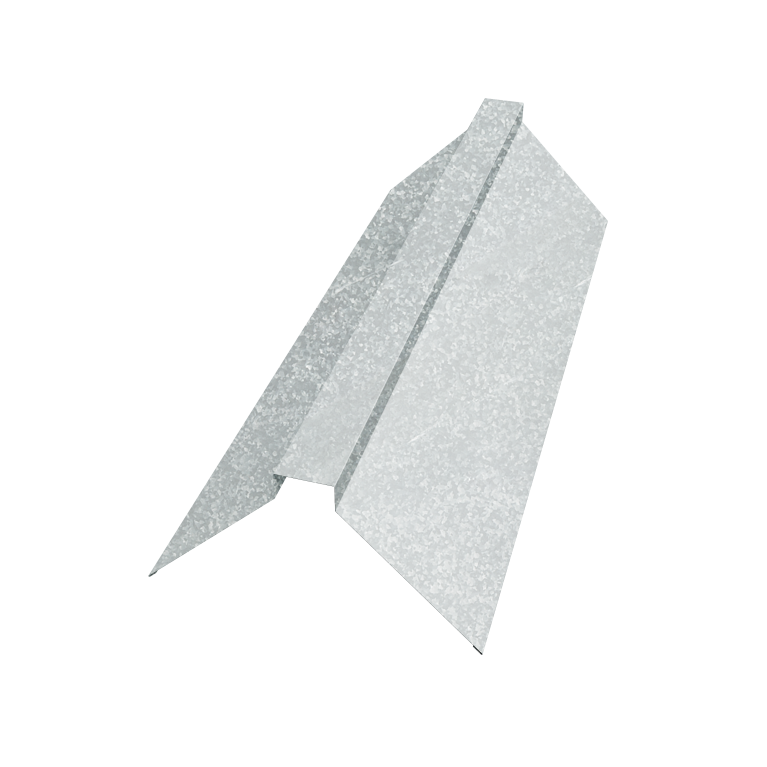 Планка конька плоского 175х50х175 0,5 Zn (2м)