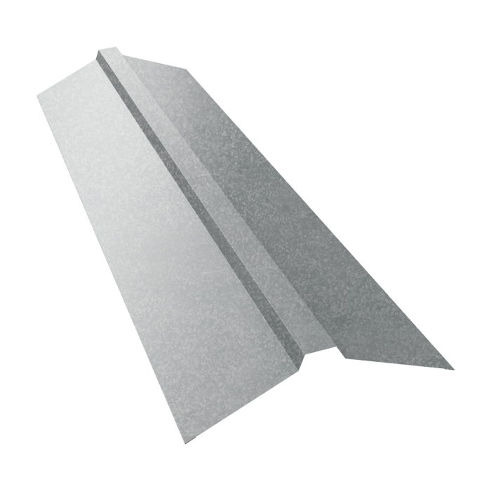 Планка конька прямоугольного 115х30х115 0,5 Zn (2м)