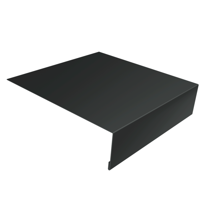 Планка лобовая/околооконная простая 190х50 0,45 PE-Double с пленкой RAL 7016 антрацитово-серый (3м)