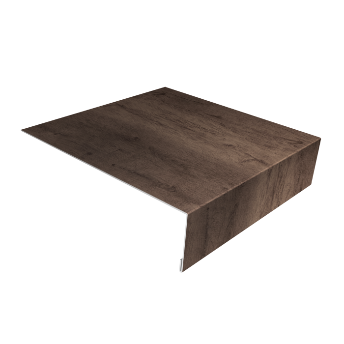 Планка лобовая/околооконная простая 190х50 0,45 Print Premium Almond Wood Fresh (3м)