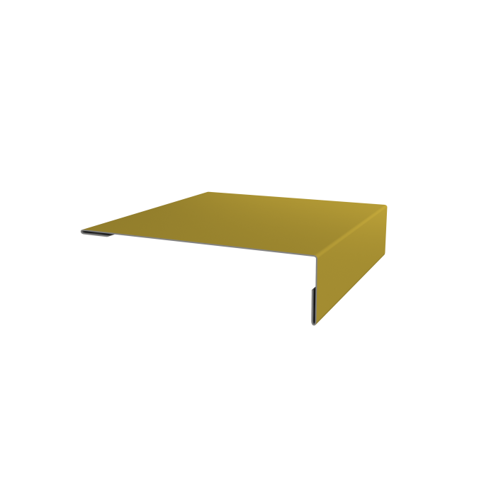 Планка мансардная 0,45 PE с пленкой RAL 1018 цинково-желтый (3м)