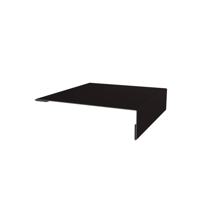 Планка мансардная 0,5 PurLite Matt RAL 9005 черный (3м)