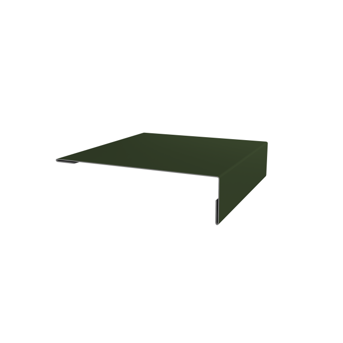 Планка мансардная 0,5 Satin Matt TX RAL 6020 хромовая зелень (3м)