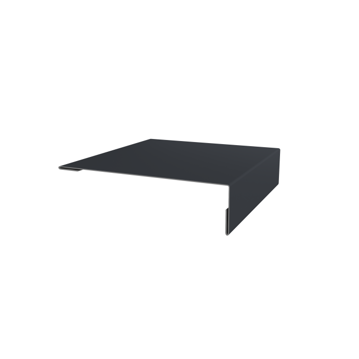 Планка мансардная 0,5 Satin Matt TX RAL 7024 мокрый асфальт (3м)