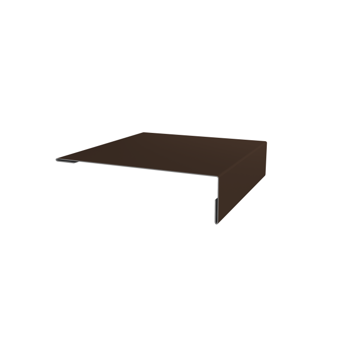 Планка мансардная 0,5 Satin Matt TX RAL 8017 шоколад (3м)