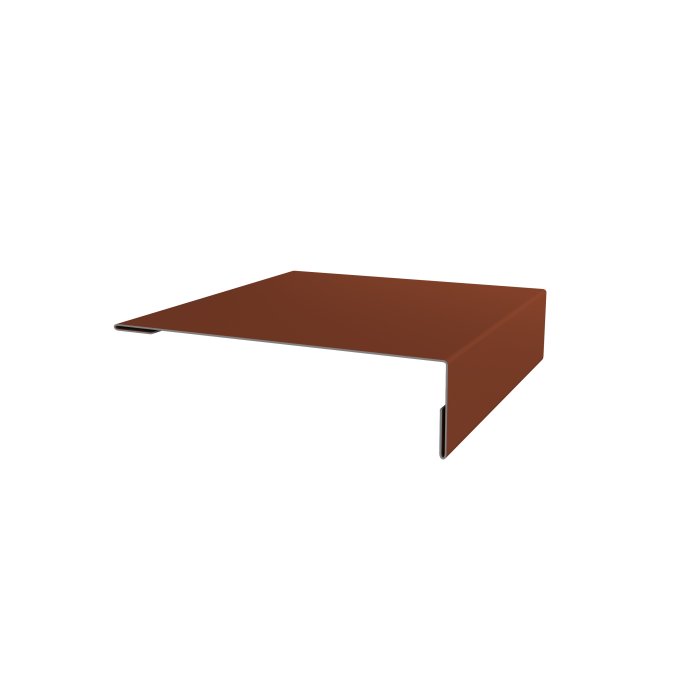 Планка мансардная 0,5 Velur X RAL 8004 терракота (3м)