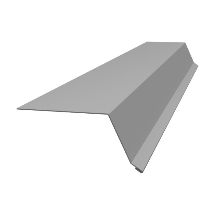 Планка капельник 100х55 0,45 Drap с пленкой RAL 9003 сигнальный белый (2м)