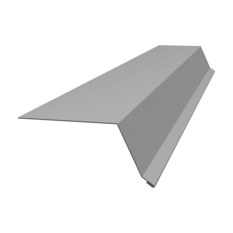 Планка капельник 100х55 0,45 PE-Double с пленкой RAL 9003 сигнальный белый (3м)