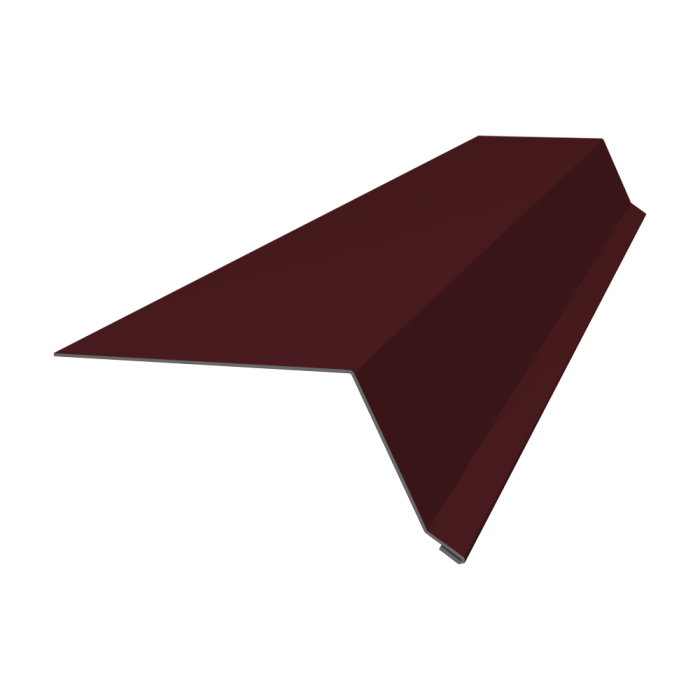 Планка капельник 100х55 0,5 PE с пленкой RAL 3005 красное вино (2м)