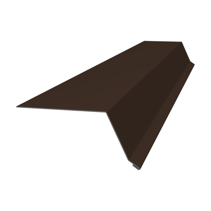 Планка капельник 100х55 0,5 Satin Matt RAL 8017 шоколад (2м)