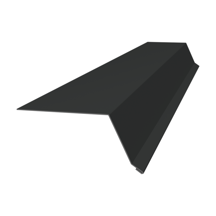 Планка капельник 100х55 0,5 Satin с пленкой RAL 7016 антрацитово-серый (2м)