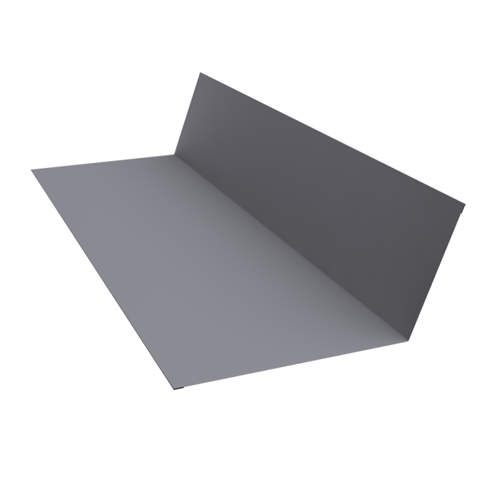 Планка примыкания 150х250 0,7 PE с пленкой RAL 7004 сигнальный серый (3м)