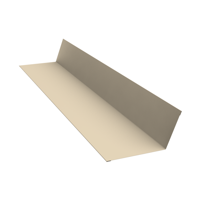 Планка примыкания 90х140 0,45 Drap TX RAL 1015 светлая слоновая кость (3м)