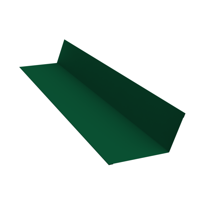 Планка примыкания 90х140 0,5 Satin Matt RAL 6005 зеленый мох (2м)