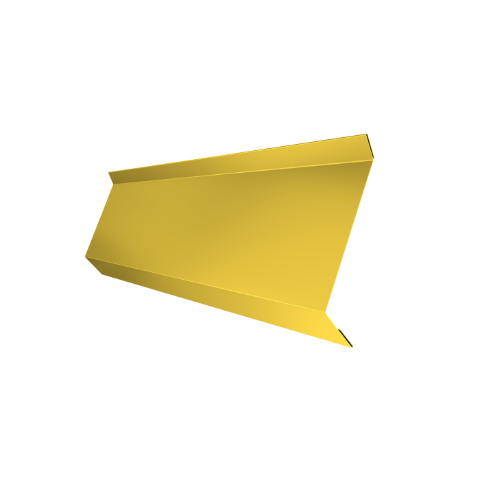 Планка примыкания в штробу 60 0,4 PE с пленкой RAL 1014 слоновая кость (3м)