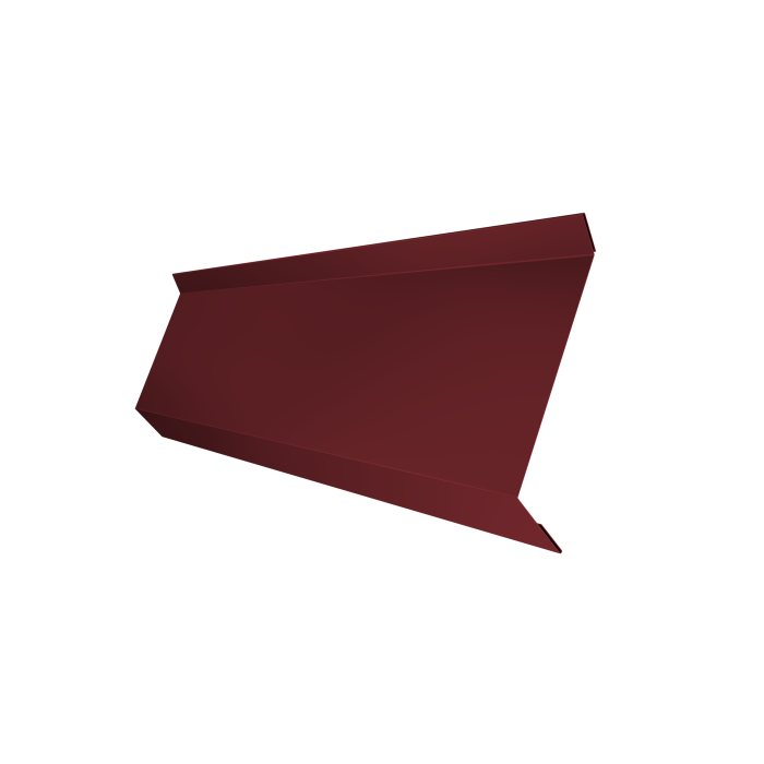 Планка примыкания в штробу 60 0,45 Drap TR RAL 3005 красное вино (2м)