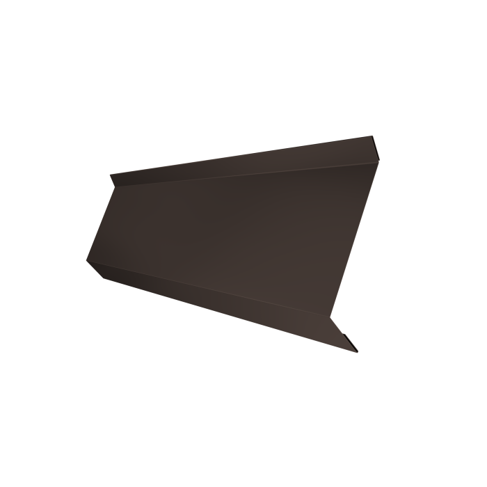 Планка примыкания в штробу 60 0,5 Atlas X с пленкой RR 32 темно-коричневый (3м)