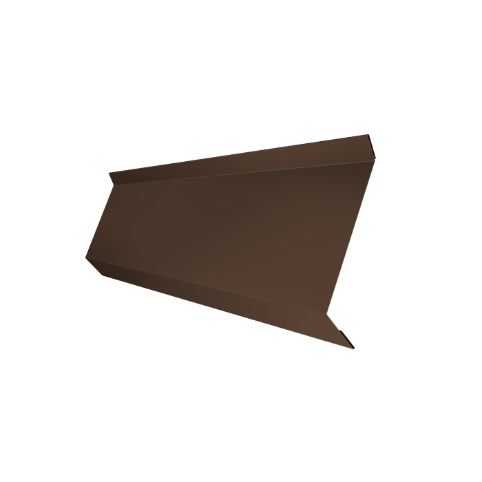 Планка примыкания в штробу 60 0,5 PurLite Matt RAL 8017 шоколад (3м)
