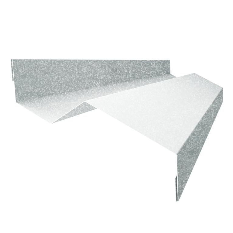 Планка примыкания внакладку 25х17х35х17 0,4 Zn (3м)