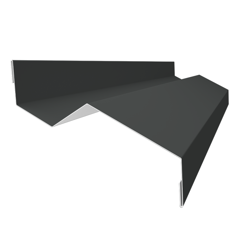 Планка примыкания внакладку 25х17х35х17 0,45 PE с пленкой RAL 7016 антрацитово-серый (3м)