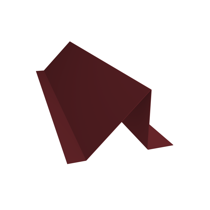 Планка снегозадержания 0,45 PE-Double с пленкой RAL 3005 красное вино (3м)