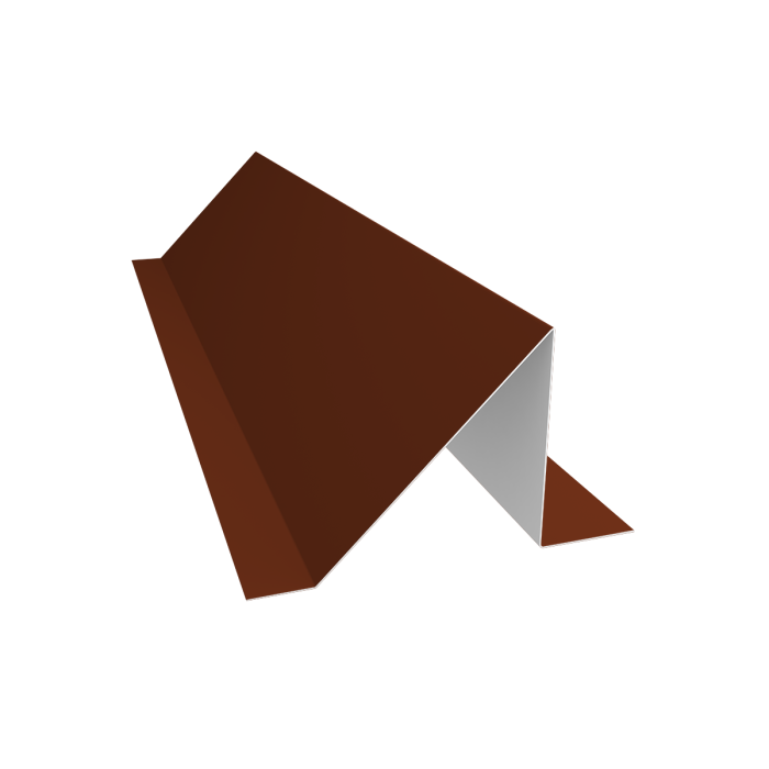 Планка снегозадержания 0,45 PE с пленкой RAL 3009 оксидно-красный (3м)