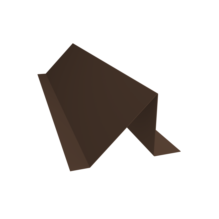 Планка снегозадержания 0,5 Atlas X с пленкой RAL 8017 шоколад (3м)