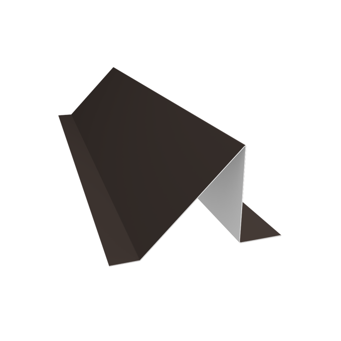 Планка снегозадержания 0,5 Satin с пленкой RR 32 темно-коричневый (3м)