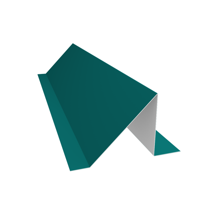 Планка снегозадержания 75х115 0,45 PE с пленкой RAL 5021 водная синь (3м)