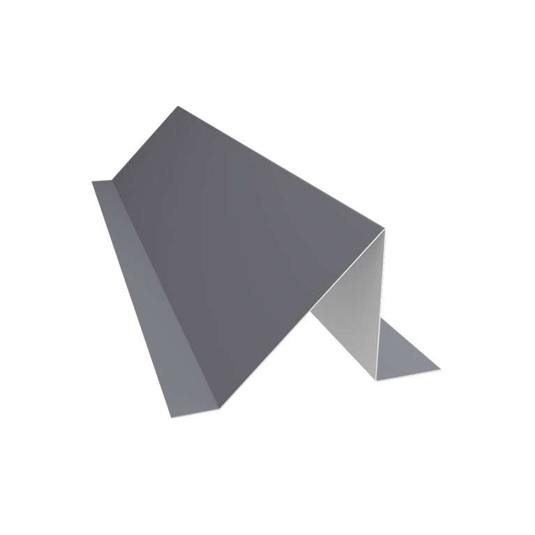 Планка снегозадержания 75х115 0,45 PE с пленкой RAL 7004 сигнальный серый (2м)