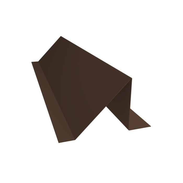 Планка снегозадержания 75х115 0,5 Atlas X с пленкой RAL 8017 шоколад (3м)