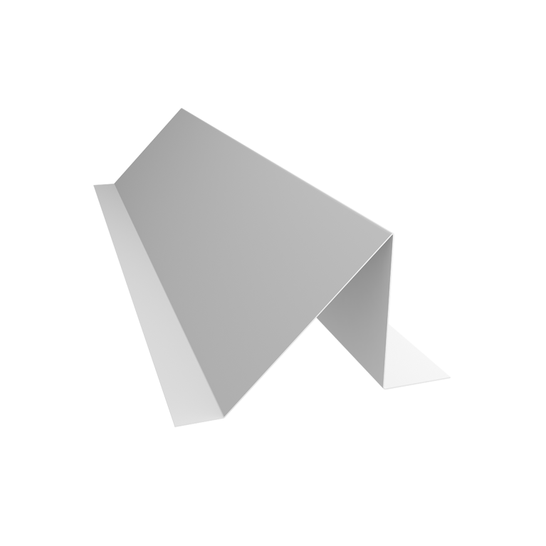 Планка снегозадержания 75х115 0,5 Satin с пленкой RAL 9003 сигнальный белый (3м)