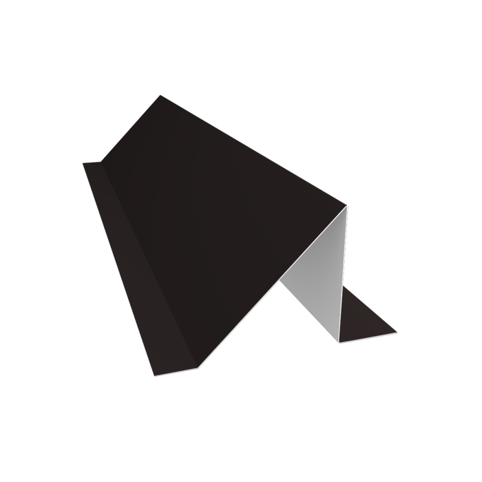 Планка снегозадержания 75х115 0,5 Satin с пленкой RAL 9005 черный (3м)