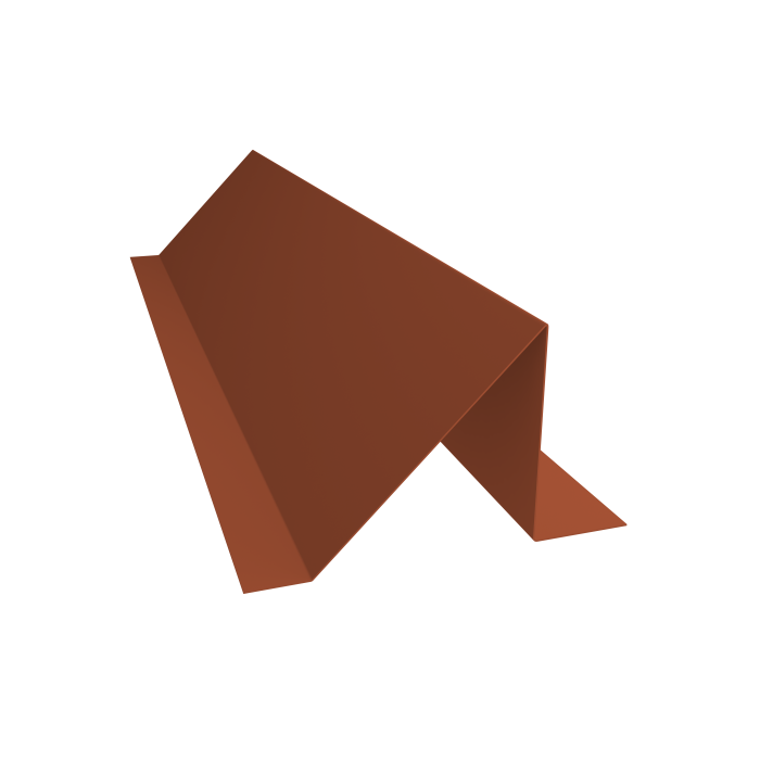 Планка снегозадержания 75х115 0,5 Velur X RAL 8004 терракота (3м)