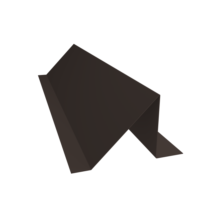 Планка снегозадержания 75х115 0,5 Velur X RR 32 темно-коричневый (3м)