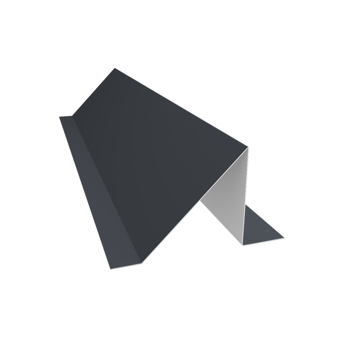 Планка снегозадержания малая 0,45 Drap TR RAL 7024 мокрый асфальт (3м)