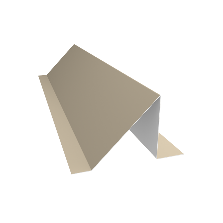 Планка снегозадержания малая 0,45 PE с пленкой RAL 1015 светлая слоновая кость (3м)